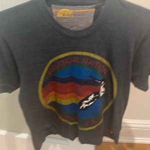 Aviator Nation Signature Venice Tee in charcoal